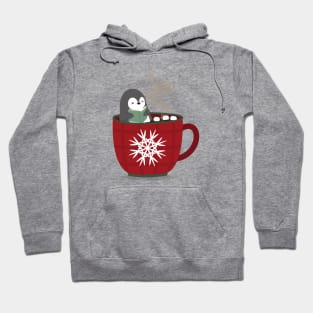 hot cocoa penguin Hoodie